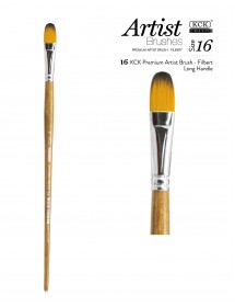 KCK PREMIUM FLAT LONG HANDLE BRUSH - BR 121FR #16